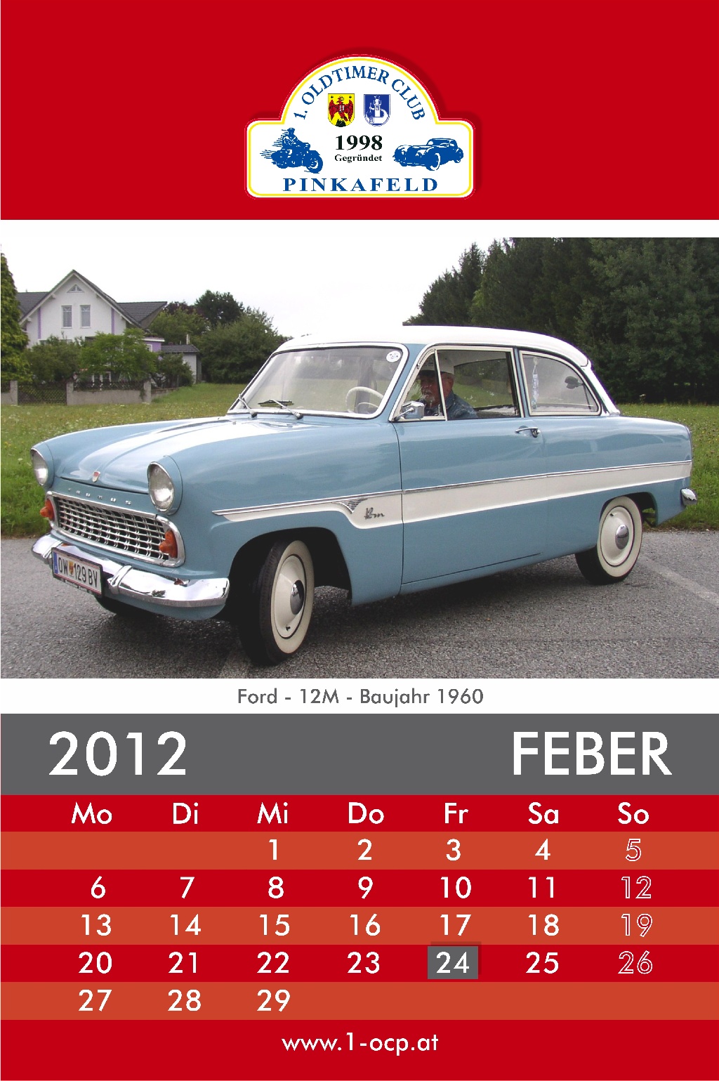 Oldtimerkalender 2012